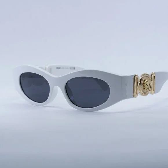 ?️ New Versace VE4480U 314/87 Sunglasses - White Frame 